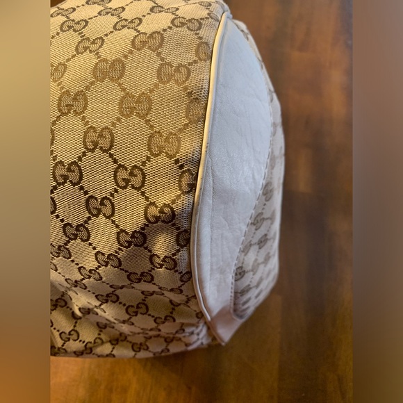 Authentic Gucci GG Canvas Charlotte Tote Off White/Beige/Brown - Picture 15 of 17
